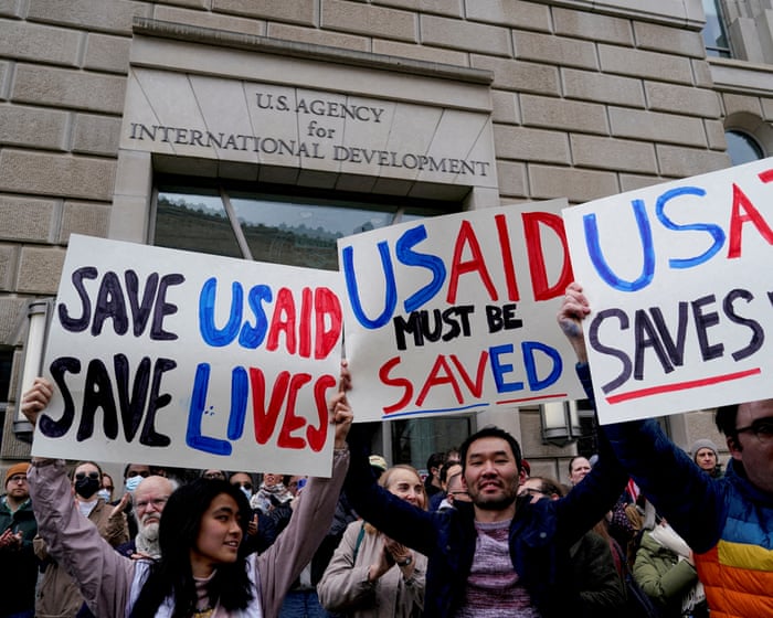 Supreme court clears way for Trump to ban $5bn in foreign aid