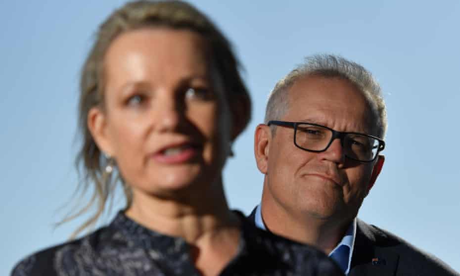 Environment minister Sussan Ley and prime minister Scott Morrison