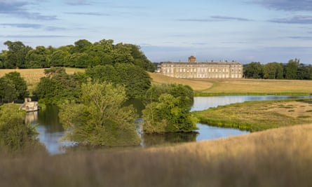 A view over the lake towards Petworth House