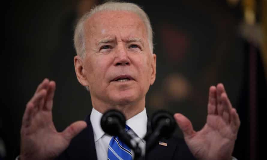 Joe Biden habla sobre la recuperación económica de la nación de la pandemia Covid-19 en la Casa Blanca