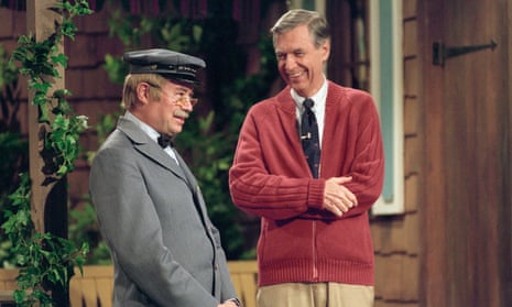 An elegant tribute … Fred Rogers, right, in Won’t You Be My Neighbor?