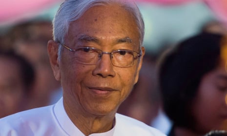 Outgoing Myanmar president Htin Kyaw is stepping down due to ill-health.