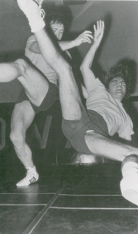 Irving caught by a foot-sweep in 1973
