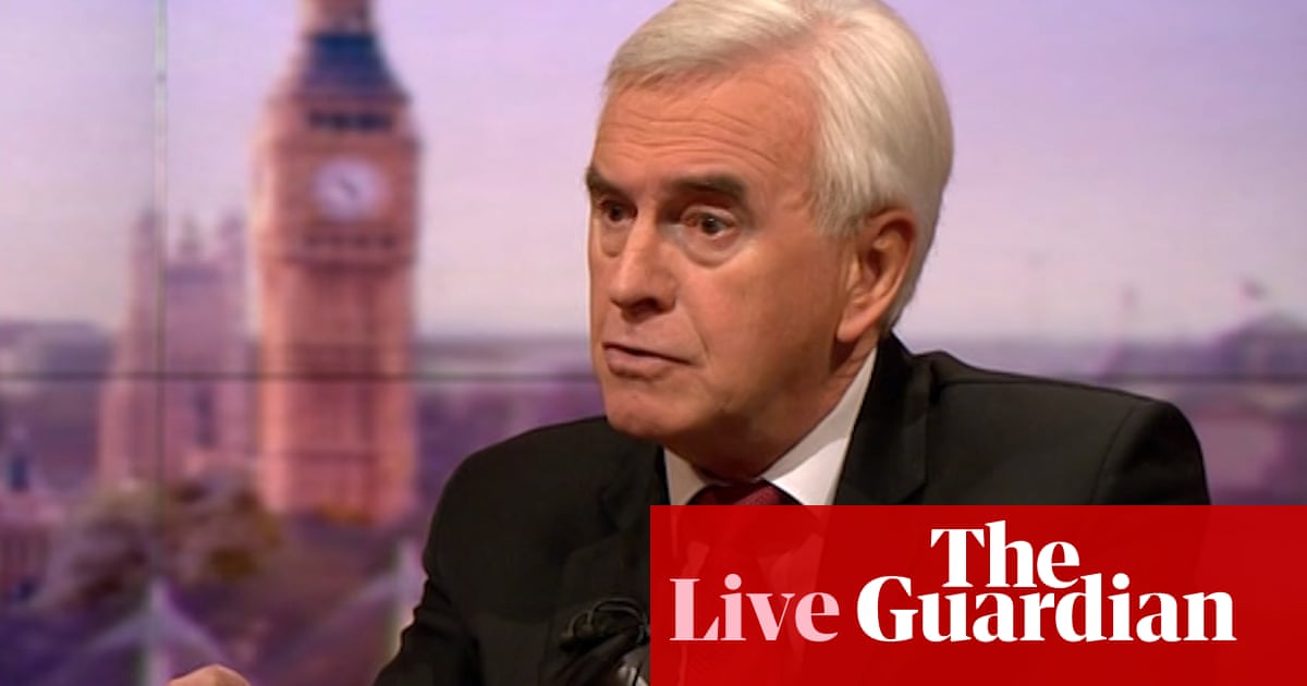 General election: McDonnell admits antisemitism has hurt Labour campaign – live news