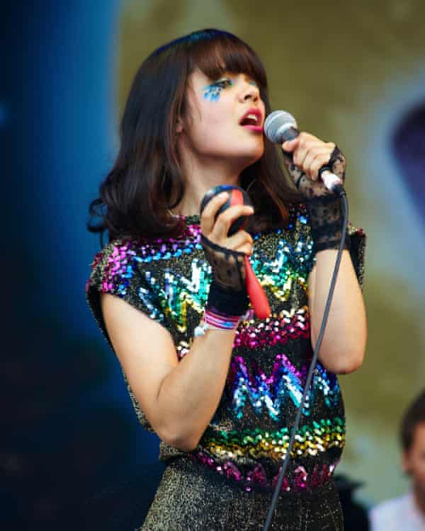 Natasha Khan performing at Glastonbury festival in 2009.