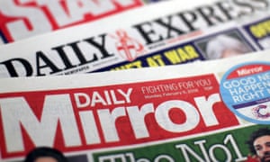 Mastheads for the Daily Mirror and the Daily Express.