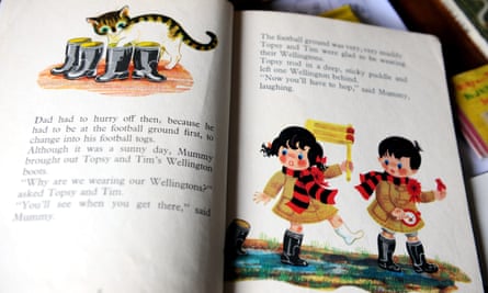 A page of a Topsy and Tim book.