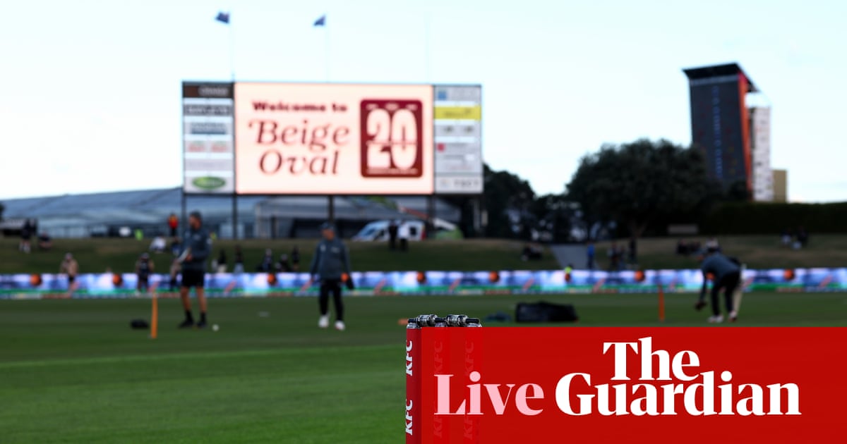 New Zealand v Australia – men’s second T20 international