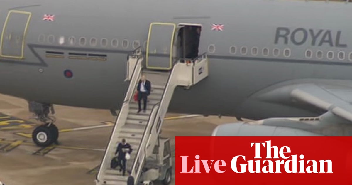 Brexit: Boris Johnson to address MPs as Corbyn tells him to apologise to Queen and country – live news