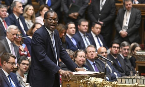 Kwasi Kwarteng speaks in the House of Commons