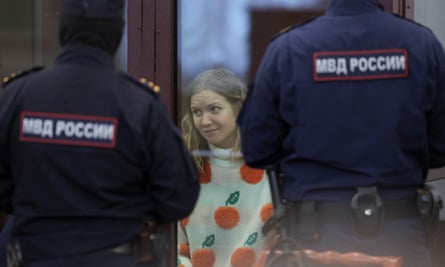 Darya Trepova in court