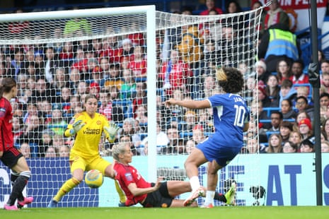 Lauren James scores for Chelsea