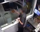 Beau Lamarre-Condon visits McDonald’s drive-thru in van allegedly used to dispose of bodies, in CCTV shown to jury