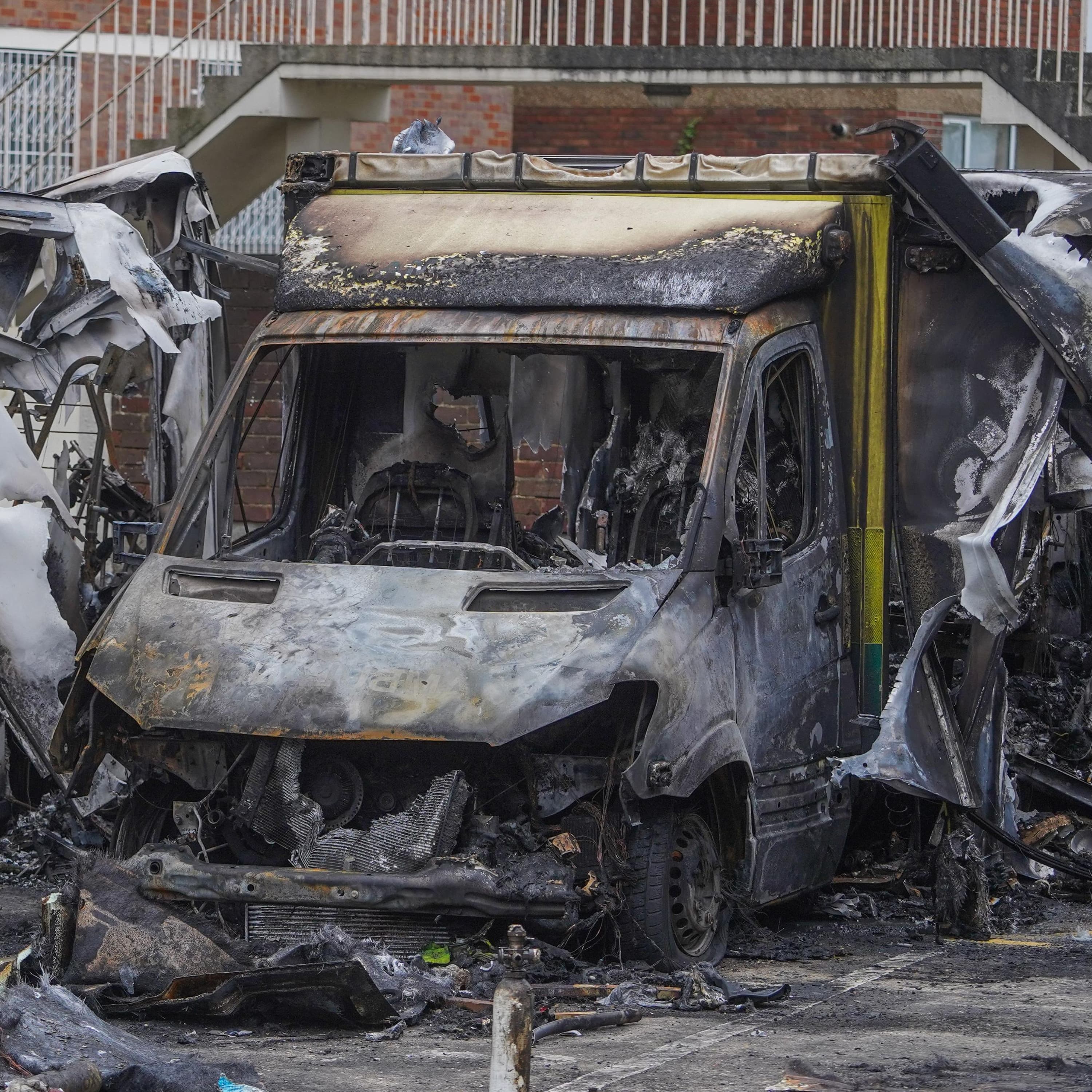 Ambulance arson attack: what we know so far – The Latest — Today in Focus cover