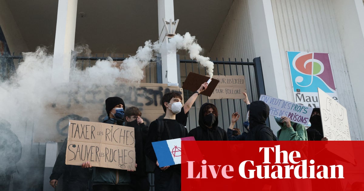 New French PM under pressure as strikes disrupt schools and transport across country Europe live