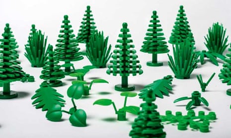 Pieces such as leaves, bushes and trees will be made entirely from plant-based plastic.