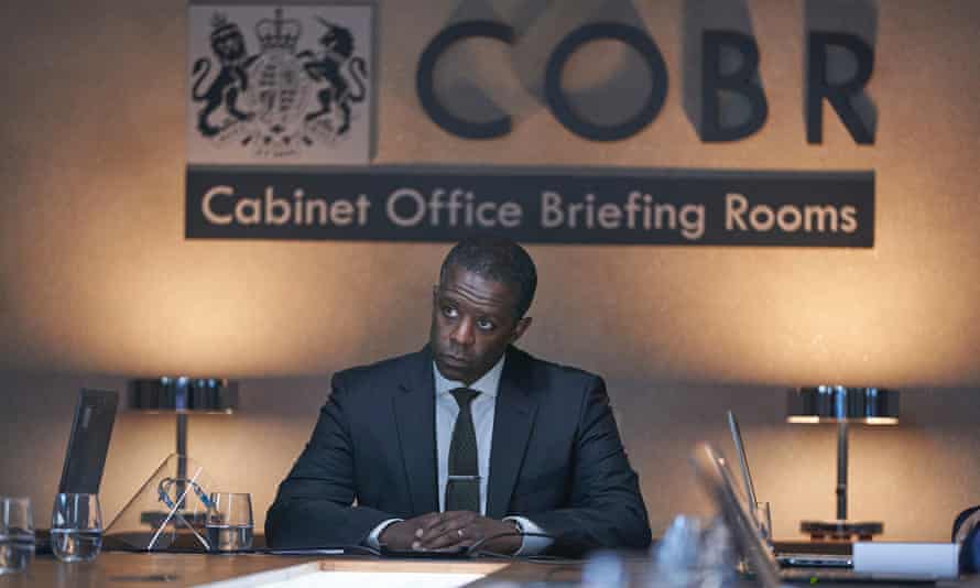Adrian Lester as Andrew Makinde in the Undeclared War.