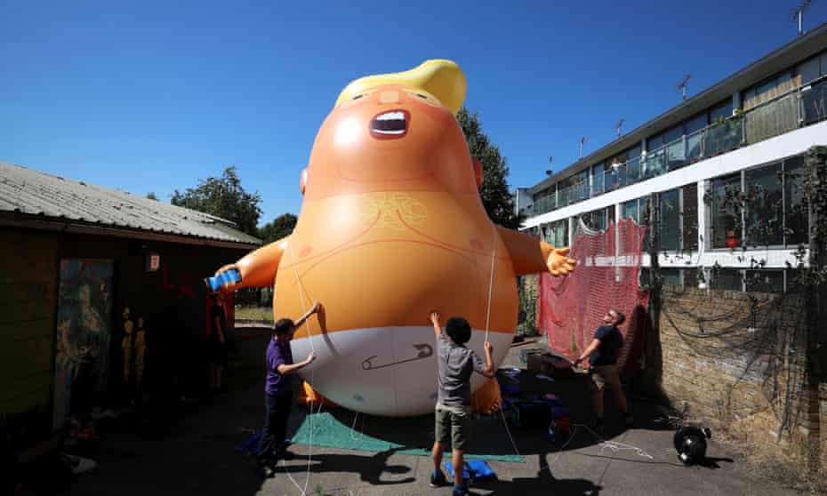helium-filled Donald Trump blimp