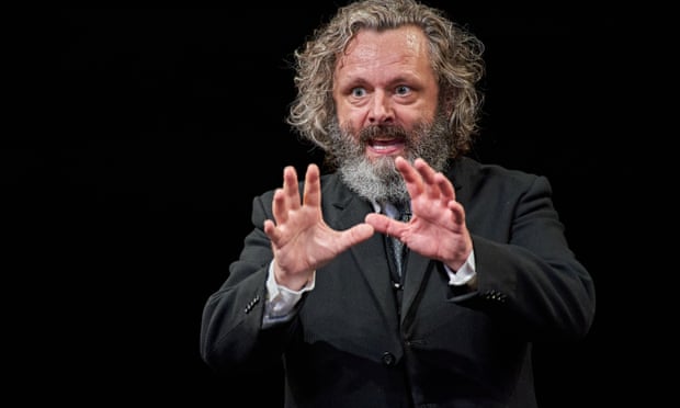 Michael Sheen in a performance of Faith Healer, streamed live and performed to an empty auditorium.