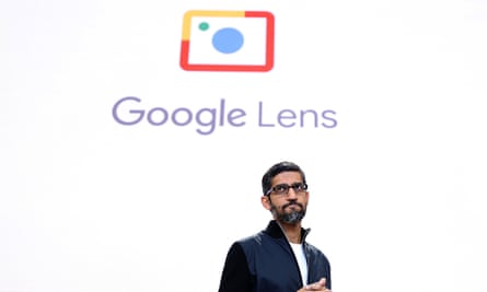 Google CEO Sundar Pichai discusses Google Lens.