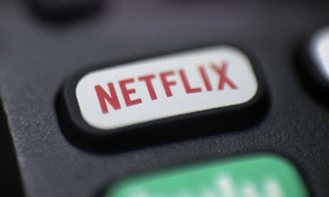 A remote showing a Netflix button