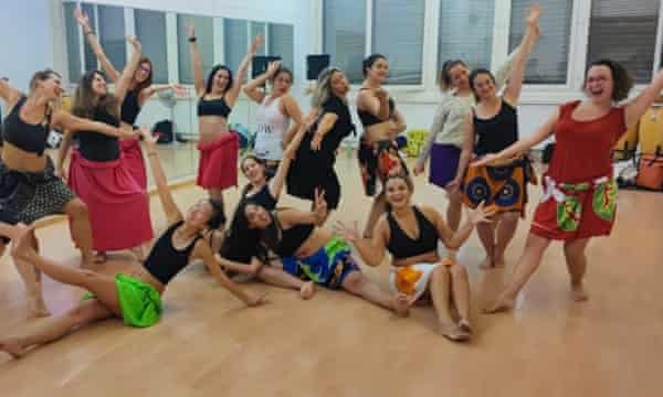 The Te Ori Tahiti school in Geneva, which has more than 70 dancers, aged between eight and 68 years old.