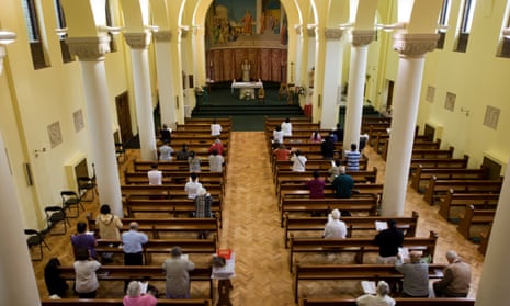 Mass in a church