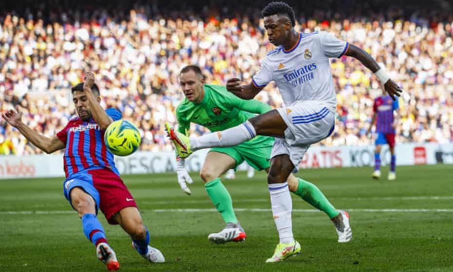 Vinicius Too Hot For Barca To Handle In A Clasico That Was Far From Classic La Liga The Guardian Vinicius Too Hot For Barca To Handle In A Clasico That Was Far From Classic La Liga The Guardian