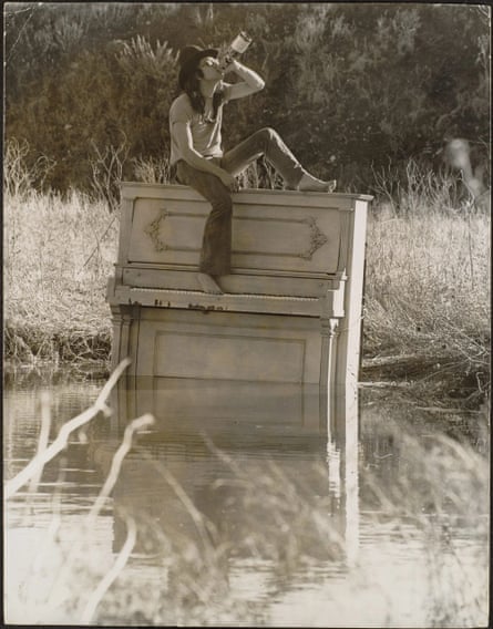 Annea Lockwood’s work Piano Drowning, in Amarillo, Texas, 1972.