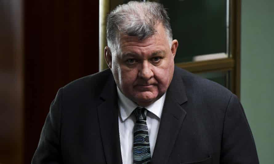 Former Liberal MP Craig Kelly reacts after delivering a statement to the House of Representatives