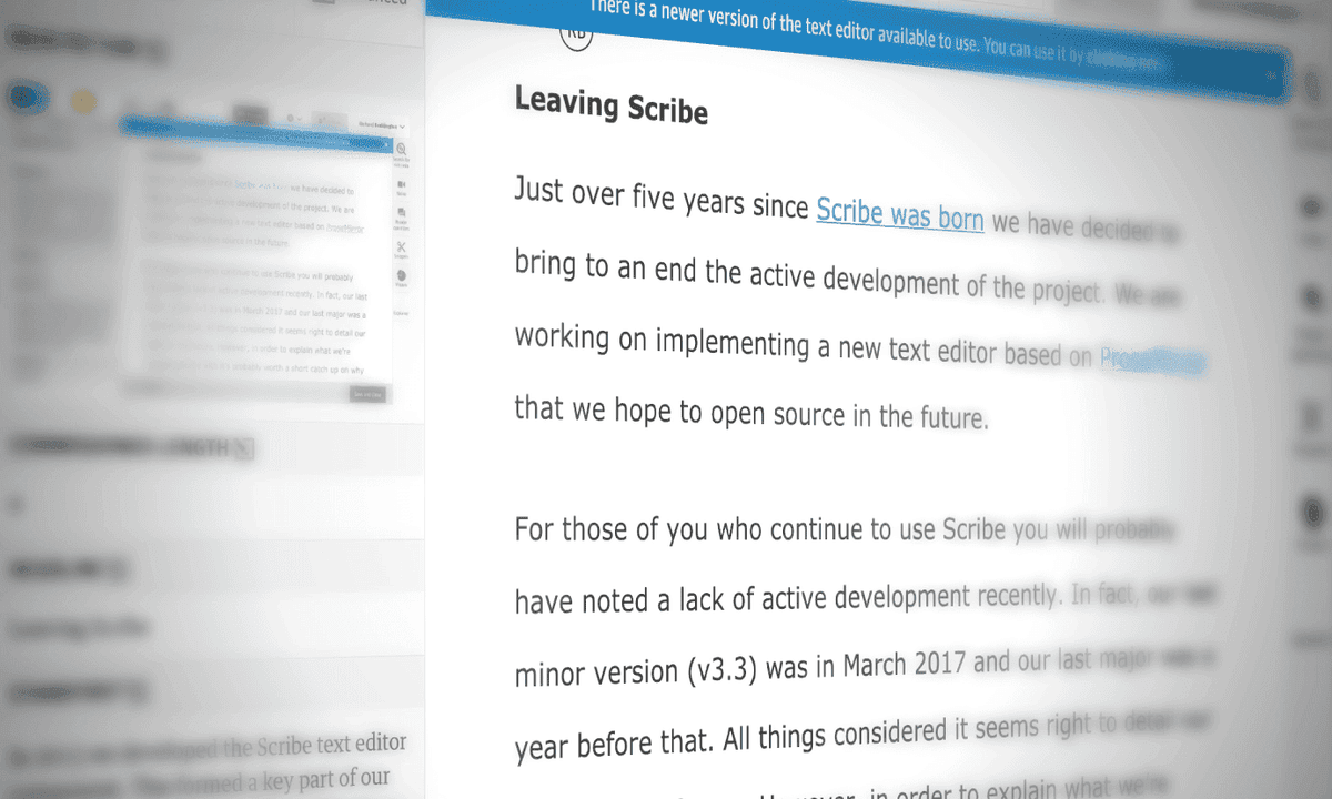 The Scribe editor in the Guardian’s CMS