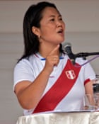 Keiko Fujimori, Castillo’s opponent.