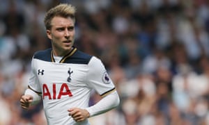 Christian Eriksen Extends Tottenham Hotspur Contract To 2020 Football The Guardian