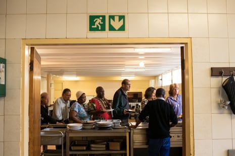 Patients at Gordonia Services, a residential facility for people with mental health conditions in Johannesburg