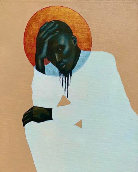 A painting by Patrick Dougher called Decomposition