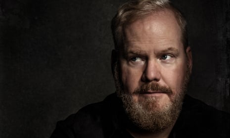 Almost blue … Jim Gaffigan had acquired a reputation for safe standup until a tirade against Donald Trump in 2020.