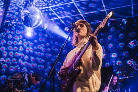 Cate Le Bon performing at the Brudenell Social Club in Leeds.