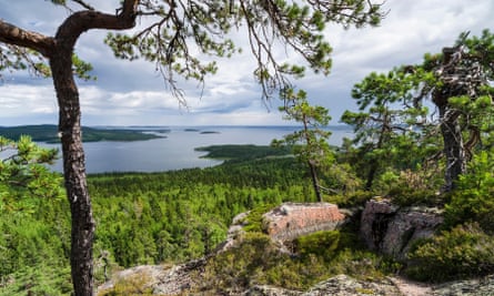 Scenery in Skuleskogen national park.