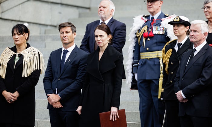 New Zealand’s Prime Minister Jacinda Ardern attends a Proclamation of Accession ceremony for Britain’s King Charles III at the Parliament in Wellington on September 11, 2022.