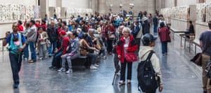 Visitors at the British Museum.