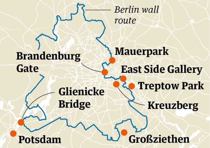 Back To The Wall Cycling Berlin S Mauerweg Berlin Holidays The Guardian