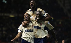 Ashley Cole, Patrick Vieira and Sol Campbell.