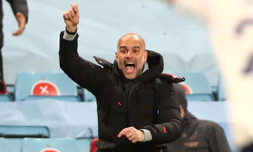 Manchester City’s manager Pep Guardiola was outspoken in his opposition to the Super League project.