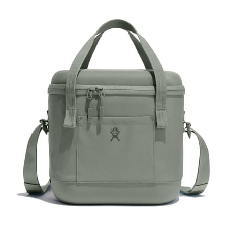 A sage green hydro flask 12l backpack cooler