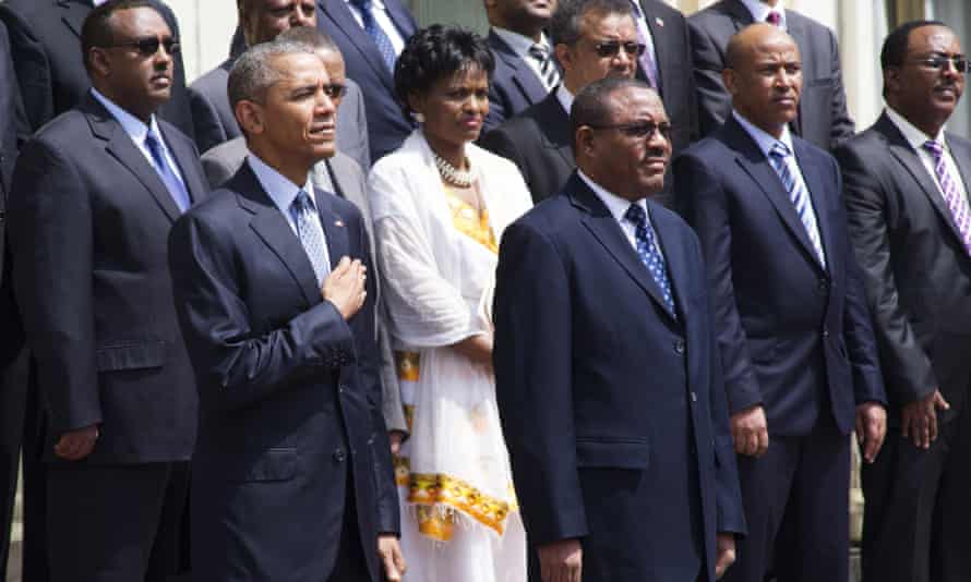 Barack Obama and Hailemariam Desalegn