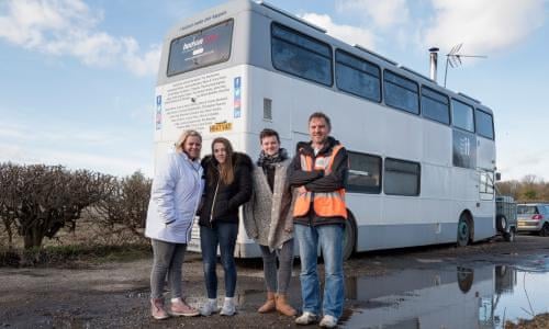 kleine zimmerrenovierung design decorating decke, can converted buses help people find a route out of homelessness, Innenarchitektur