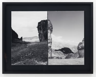 Two images of rock formations