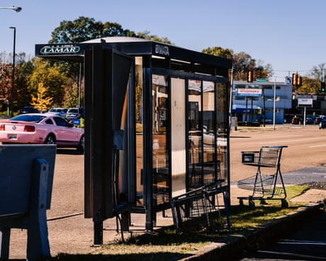Two buses, three hours and 13 miles: how Americans in ‘transit deserts’ get groceries without cars