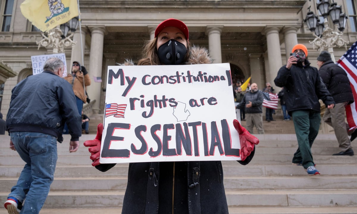 The Rightwing Groups Behind Wave Of Protests Against Covid 19 Restrictions World News The Guardian