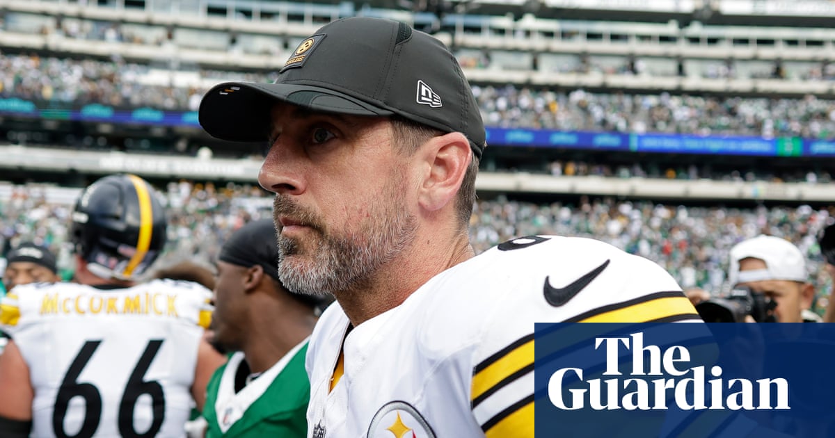 NFL roundup: Rodgers’s four TDs help Steelers to thrilling win in return to Jets